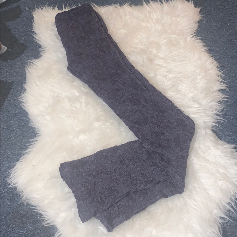 Woman’s flare lace pants worn once